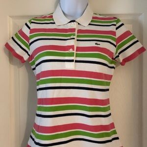 Lacoste Stripes Women’s Polo Shirt